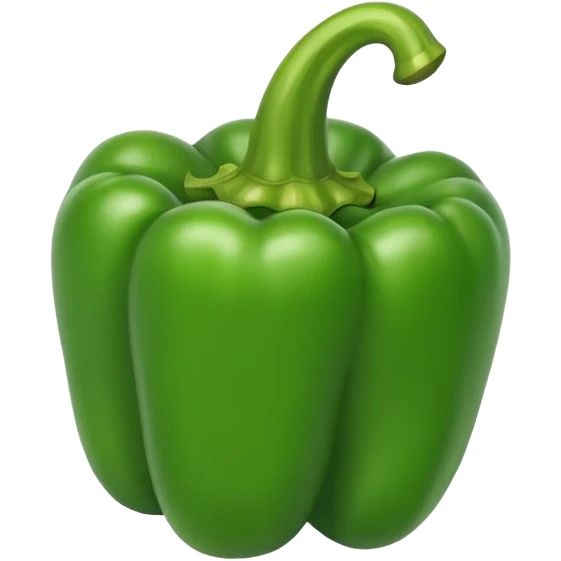 green Bell Peppers
 emoji