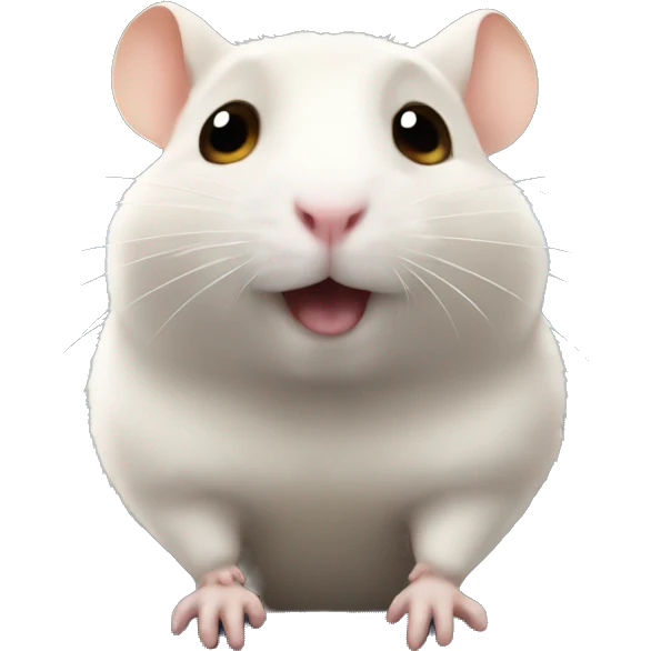 hamster on a train emoji