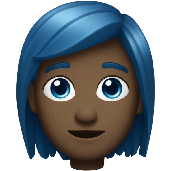 Coração azul escuro emoji