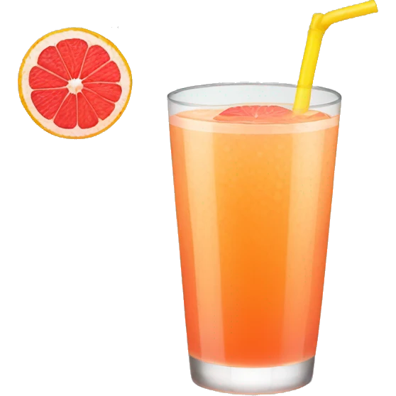 GRAPEFRUIT JUICE emoji