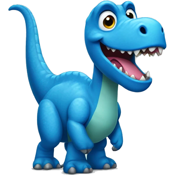 Blue dinosaur  emoji