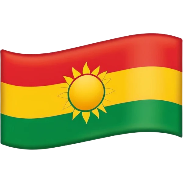 Kurdish flag emoji