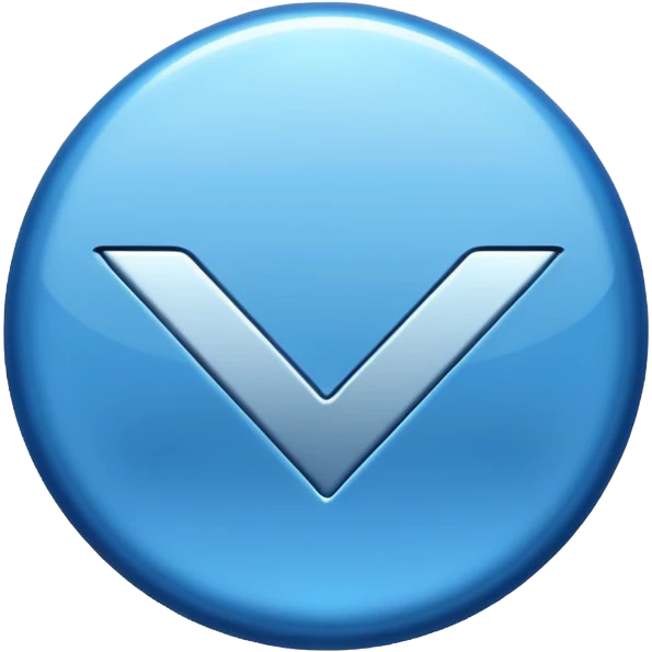 blue shiny checkmark  emoji