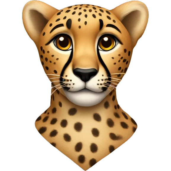 cheetah heart emoji