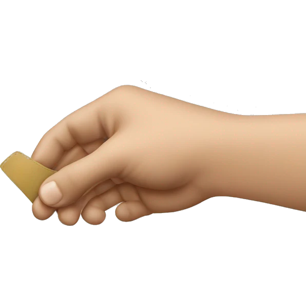 hand going into pocket emoji