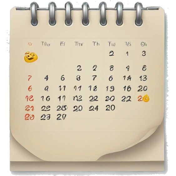 calendar emoji