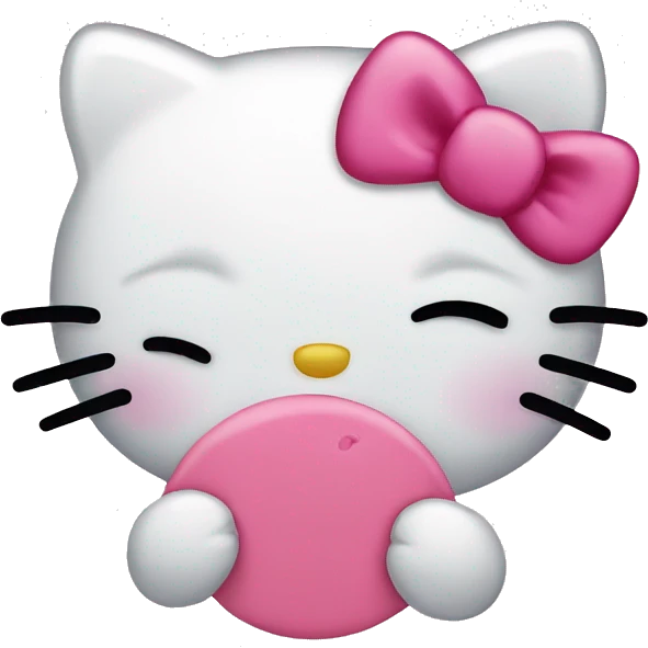 Hello kitty crying emoji