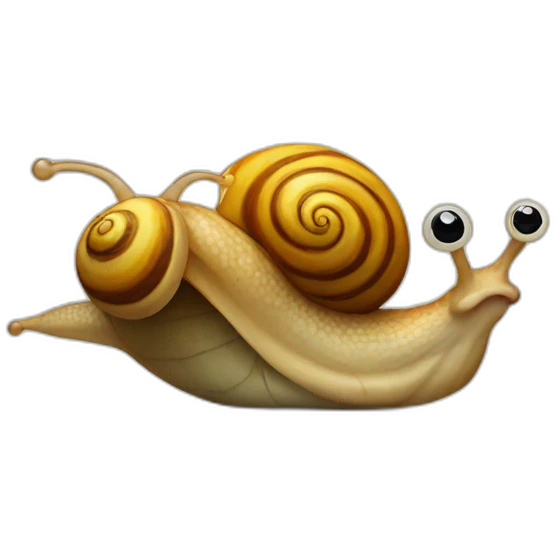 snail with moustache emoji