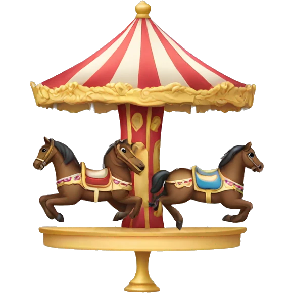 A carousel  emoji