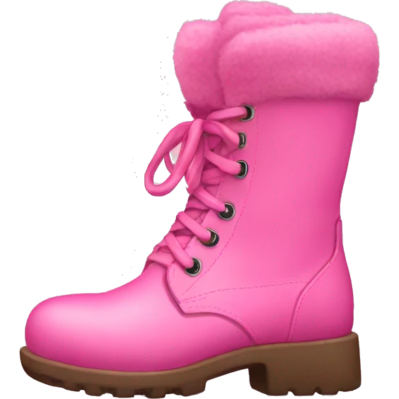 Pink boots emoji