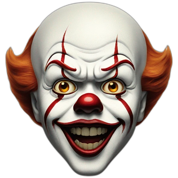 pennywise the clown face emoji