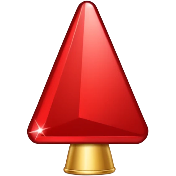 glitter red pin emoji