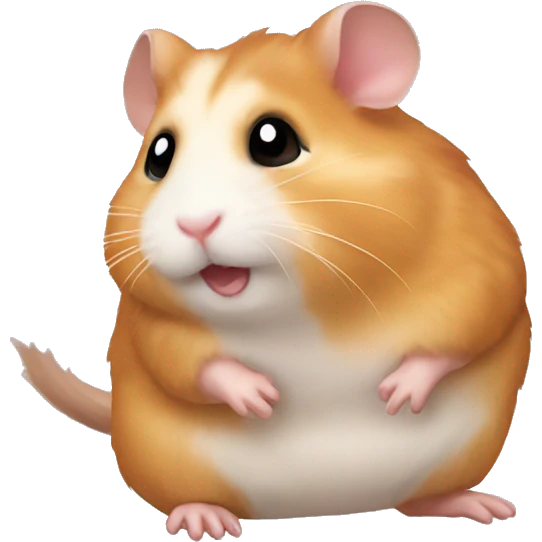 hamster i am just a girl emoji