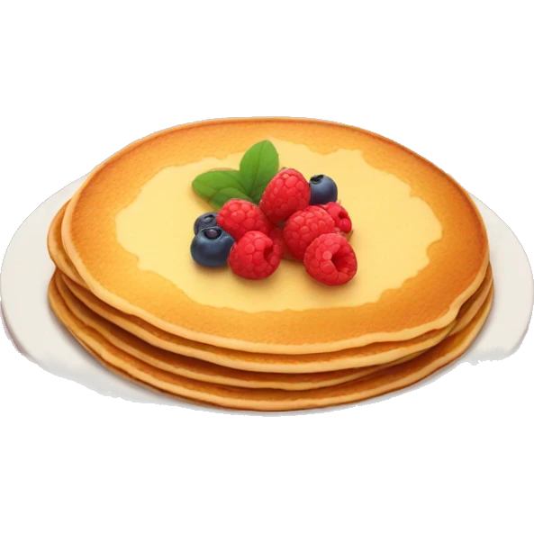 pancake with berries emoji