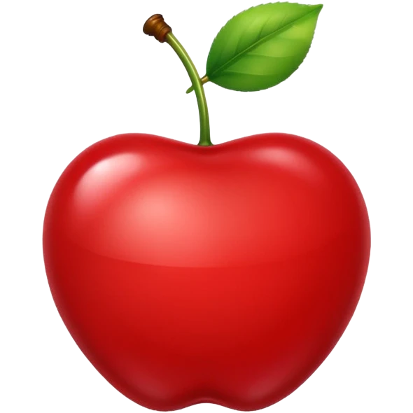Cutesy cherry emoji