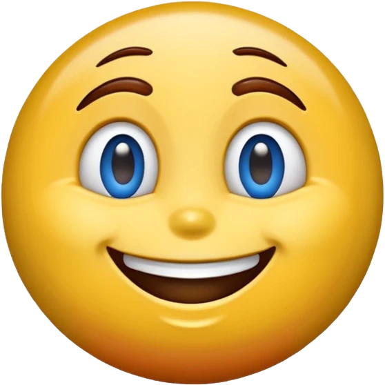 A happy m and m emoji