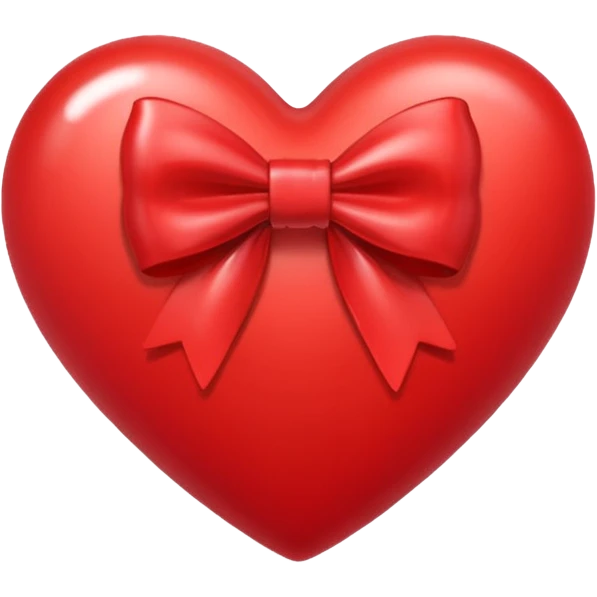 Heart with bow  emoji