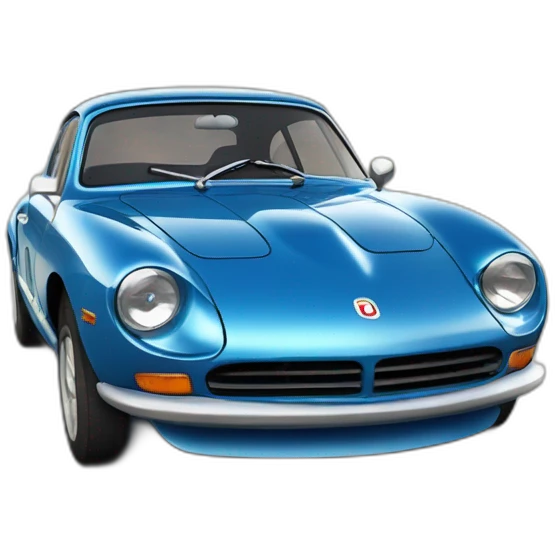 Alpine A110 bleu emoji