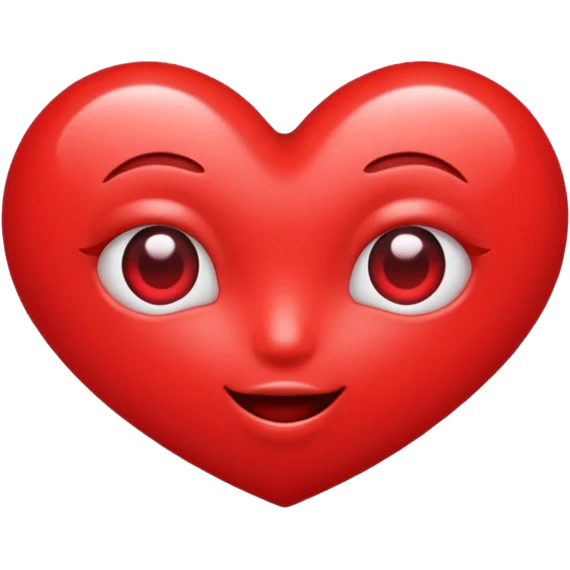 Heart Eyes popping out emoji