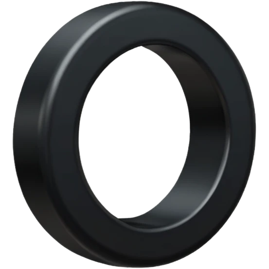 iOS emoji, minimal dark fantasy ring, black metal, flat emoji