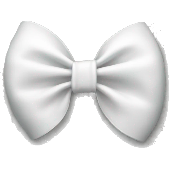 White bow emoji