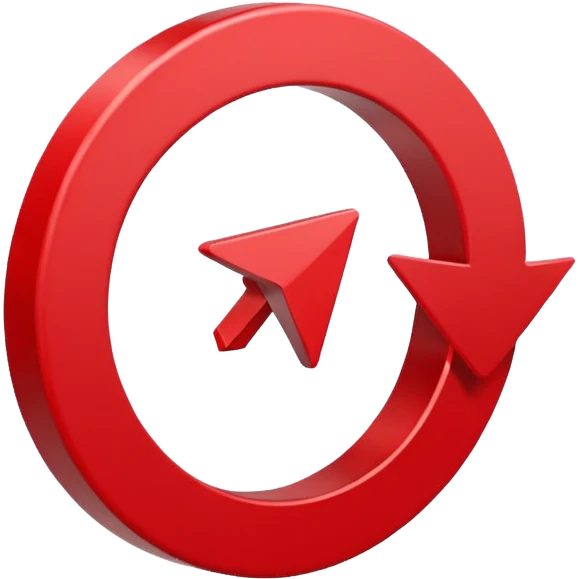 Prompt 15: "Is your backup plan."
Graphic: 🔄 Refresh/loop arrows icon (white with red highlights).
Animation: Arrows rotate smoothly.
Background: Transparent. emoji