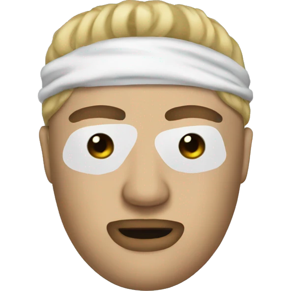 Silk sleeping mask emoji
