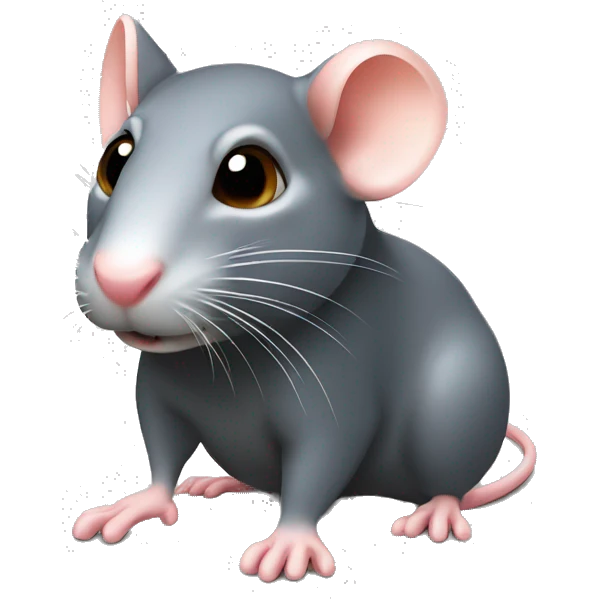 Appareil photo rat simple emoji