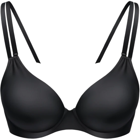 Black plain bra emoji