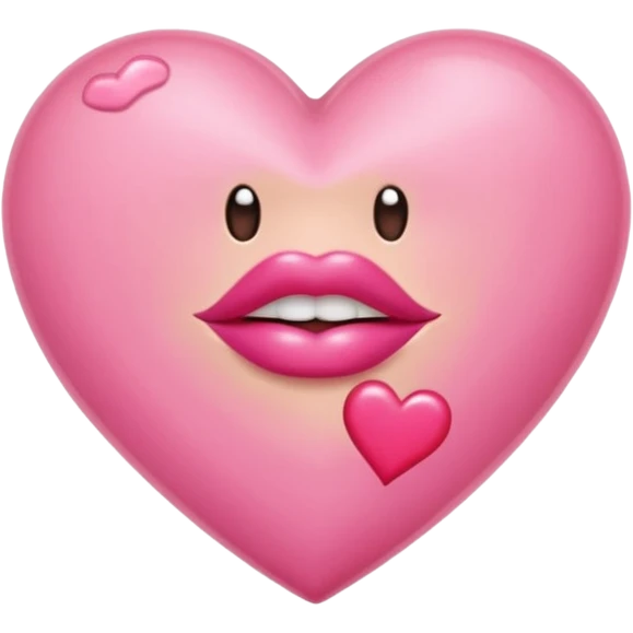 Corazón rosita 💗💋 emoji