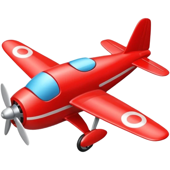toy red plane emoji