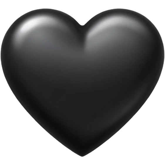 Black heart emoji