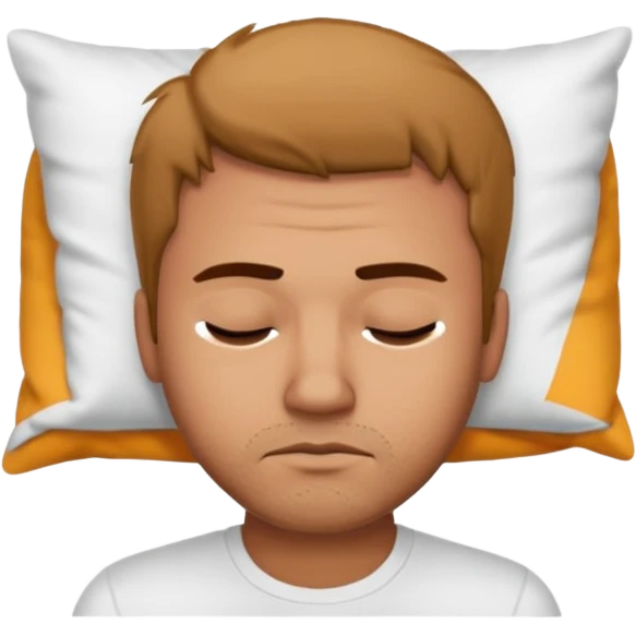 мужчина спит хмурый  emoji