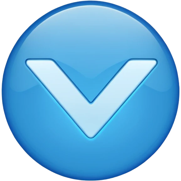 make a blue tick emoji emoji