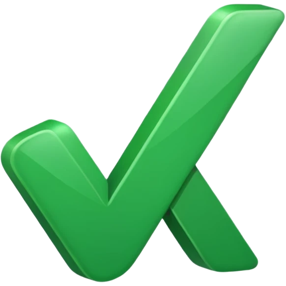 with check mark please emoji