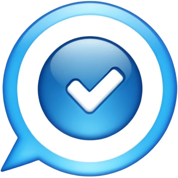 Instagram Blue Tik emoji