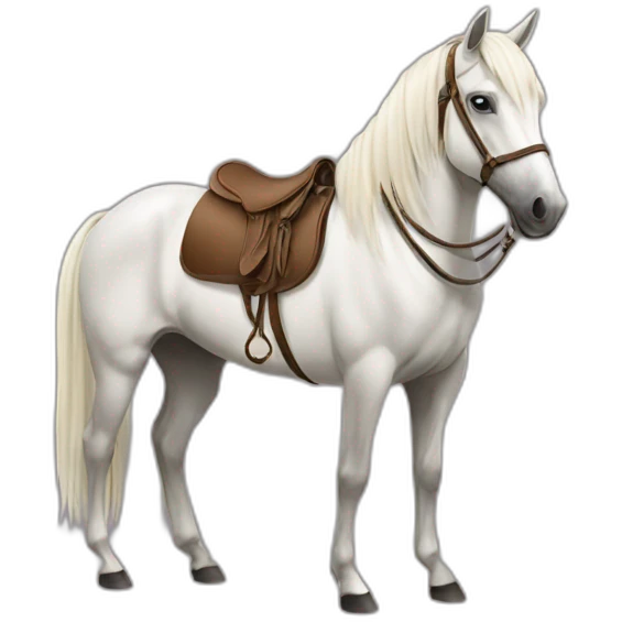 fashionable horse emoji