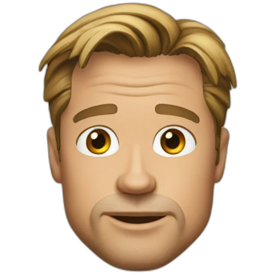 Brad Pitt shatch emoji