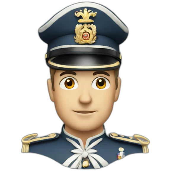 British Officer salutating emoji
