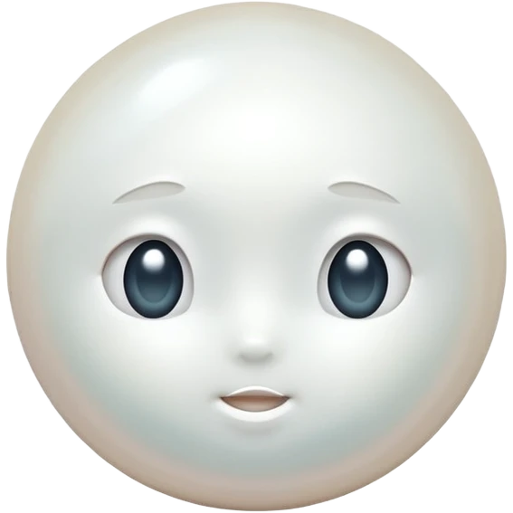 una perla sola emoji