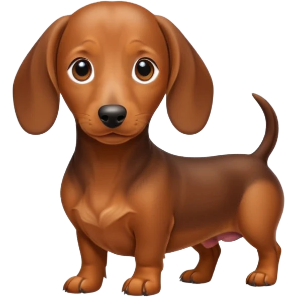 Perro salchicha emoji