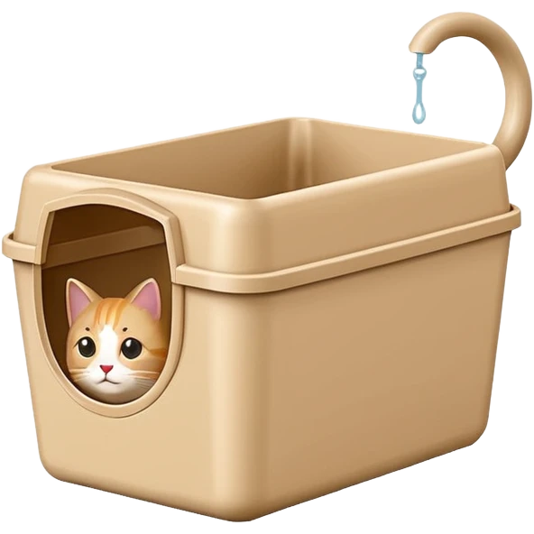 cat litter box emoji