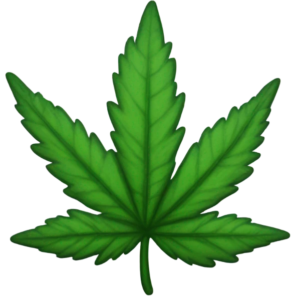 emo weed leaf emoji