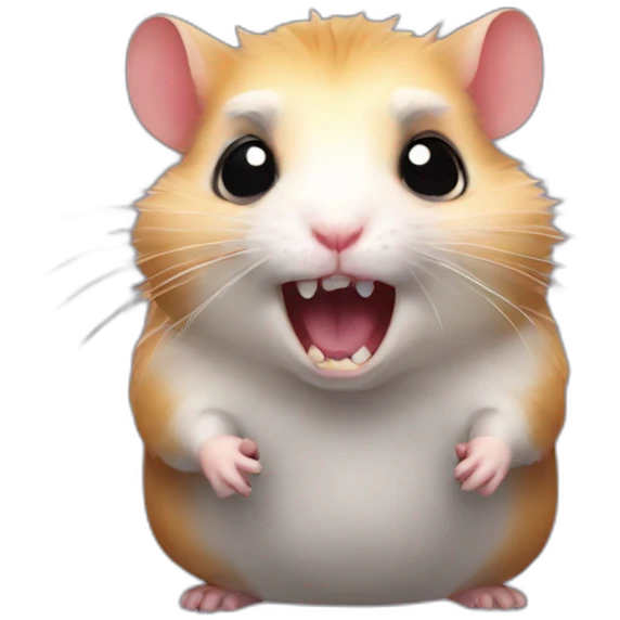 Hamster vampire emoji