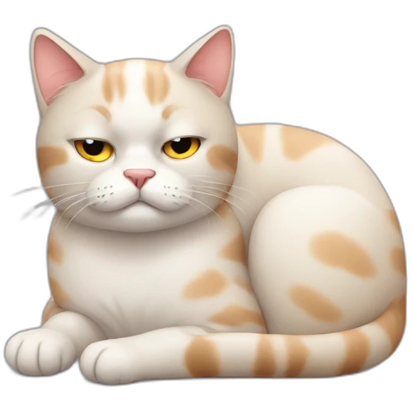 tired cat emoji