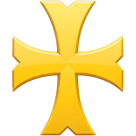 yellow x cross symbol emoji