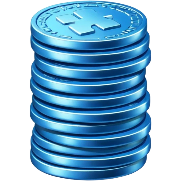 blue coins credit pack emoji