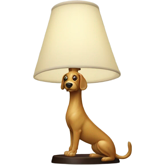 dog lamp emoji