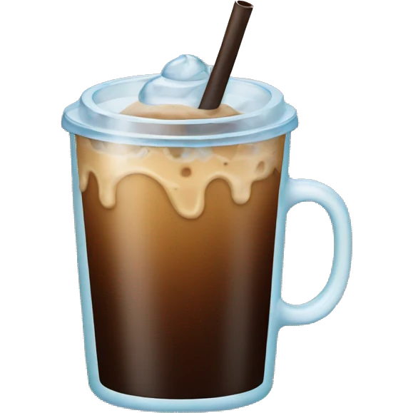 Iced coffee  emoji