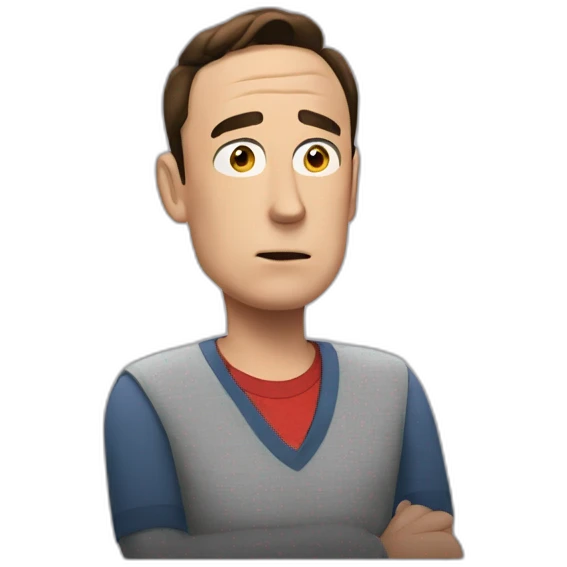 sheldon cooper shrugging emoji